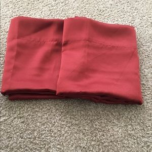 Burgundy Curtains 30x84